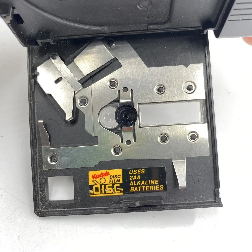 Vintage Kodak Disc 3600 Camera USA Made 1980s Disc Film Point Shoot Flash Tested